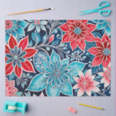 Farbiges Batik-Kunstpapier Seidenpapier (Basteln)