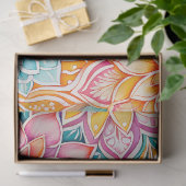 Farbiges Batik-Kunstpapier Seidenpapier (Geschenk)