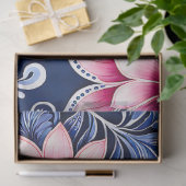 Farbiges Batik-Kunstpapier Seidenpapier (Geschenk)