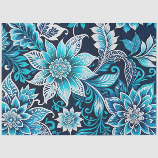 Farbiges Batik-Kunstpapier Seidenpapier (Vorderseite)