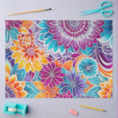 Farbiges Batik-Kunstpapier Seidenpapier (Basteln)