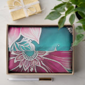 Farbiges Batik-Kunstpapier Seidenpapier (Geschenk)