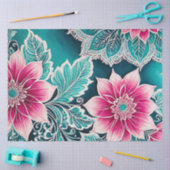 Farbiges Batik-Kunstpapier Seidenpapier (Basteln)