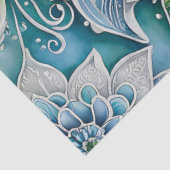 Farbiges Batik-Kunstpapier Seidenpapier (Ausschnitt)
