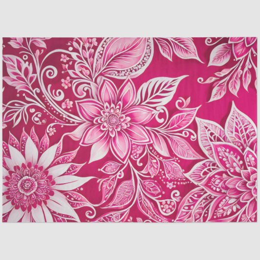 Farbiges Batik-Kunstpapier Seidenpapier (Vorderseite)