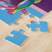 Farbiges Baum Frog Portrait Puzzle (Seite)