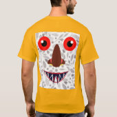 Farbiges Beängstigend Ghost-T - Shirt-Design T-Shirt (Rückseite)