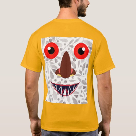 Farbiges Beängstigend Ghost-T - Shirt-Design T-Shirt (Rückseite)