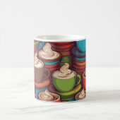 Farbiges Bechermuster Kaffeetasse (Mittel)