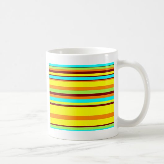 Farbiges, benutzerdefiniertes Designermuster Kaffeetasse (Rechts)