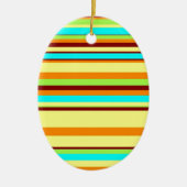 Farbiges, benutzerdefiniertes Designermuster Keramik Ornament (Vorne)