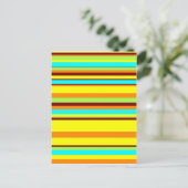 Farbiges, benutzerdefiniertes Designermuster Postkarte (Stehend Vorderseite)