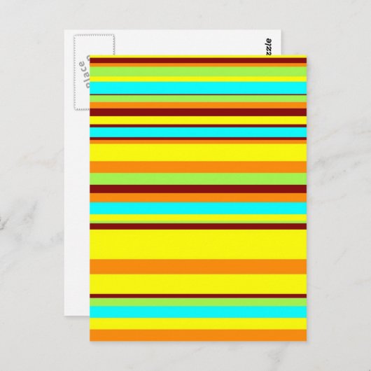 Farbiges, benutzerdefiniertes Designermuster Postkarte (Vorne/Hinten)