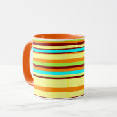 Farbiges, benutzerdefiniertes Designermuster Tasse (Vorderseite Links)