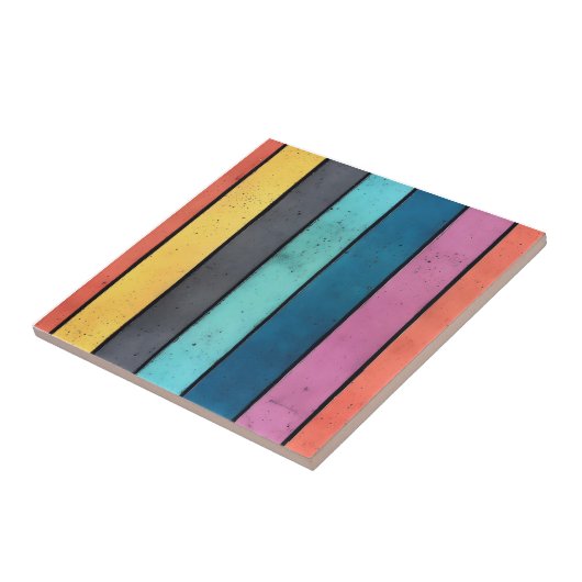 Farbiges Betonmuster Fliese (Seite)