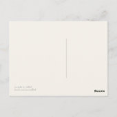 Farbiges Bild der Blanc-Postkarte der Muscheln Postkarte (Rückseite)