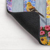 Farbiges Birds Garden Party Mousepad (Ecke)