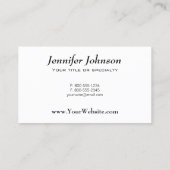 Farbiges Birds Garden Party Visitenkarte (Rückseite)