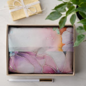Farbiges Blatt Papier mit Blumenmuster (Geschenk)