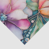 Farbiges Blatt Papier mit Blumenmuster (Ausschnitt)