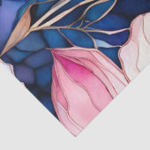 Farbiges Blatt Papier mit Blumenmuster (Ausschnitt)