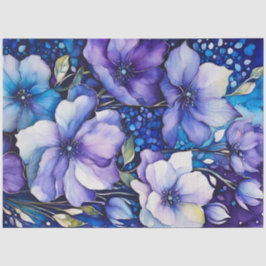 Farbiges Blatt Papier mit Blumenmuster