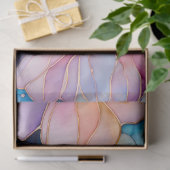 Farbiges Blatt Papier mit Blumenmuster (Geschenk)