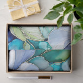 Farbiges Blatt Papier mit Blumenmuster (Geschenk)