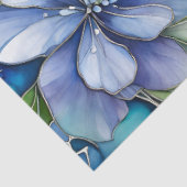 Farbiges Blatt Papier mit Blumenmuster (Ausschnitt)