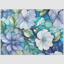 Farbiges Blatt Papier mit Blumenmuster