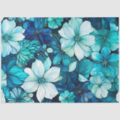 Farbiges Blatt Papier mit Blumenmuster (Vorderseite)