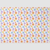 Farbiges Blatt Papier mit Blumenmuster (Vorderseite)