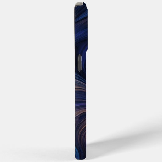 Farbiges blaues Muster Case-Mate iPhone Hülle (Rückseite / Rechts)