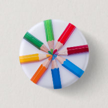 Farbiges Bleistift-Button