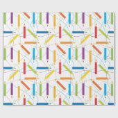 Farbiges Bleistift-Packpapier Geschenkpapier (Flach)