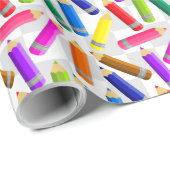 Farbiges Bleistift-Packpapier Geschenkpapier (Rolleneckpunkt)
