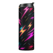 Farbiges Blitzmuster Thermosbecher (Nach links gedreht)