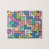 Farbiges Blockpuzzle Puzzle (Horizontal)