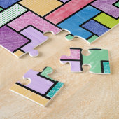 Farbiges Blockpuzzle Puzzle (Seite)