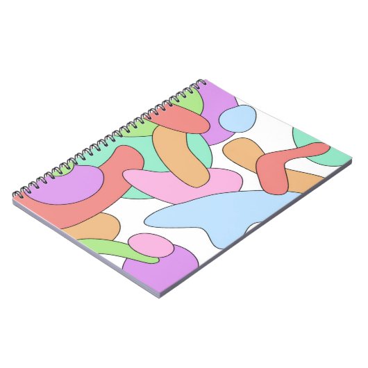 Farbiges Blood-Notebook Notizblock (Linke Seite)