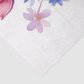 Farbiges Blume Tissue Paper Seidenpapier (Ausschnitt)