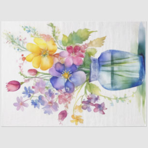 Farbiges Blume Tissue Paper Seidenpapier