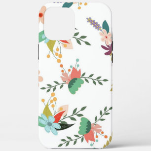 FARBIGES BLUMEN-BOTANISCHES MUSTER Case-Mate iPhone HÜLLE