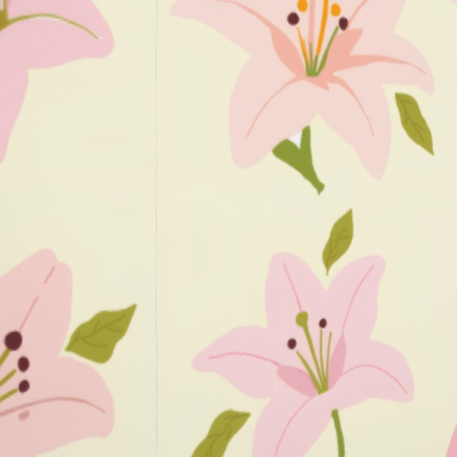 Farbiges Blumen-Garten-Muster-Wallpaper  Tapete (Naht)