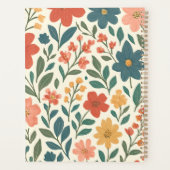 Farbiges Blumen-Planer-Notizbuch – Botanisch Planer (Rückseite)