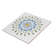 Farbiges Blumendesign Fliese (Seite)