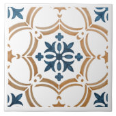 Farbiges Blumendesign Fliese (Vorderseite)