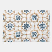 Farbiges Blumendesign Geschirrtuch (Horizontal)