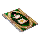 Farbiges Blumendesign Notizblock (Rechte Seite)