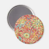 Farbiges Blumenmagnet Magnet (Vorderseite/Rückseite)